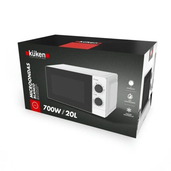 MICRO-ONDAS 700W 20 LITROS BRANCO KÜKEN - Image 2