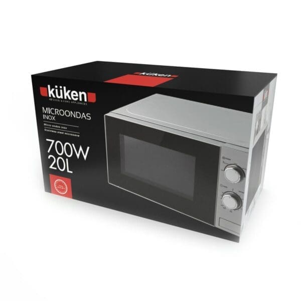 MICRO-ONDAS 700W 20 LITROS INOX KÜKEN - Image 2