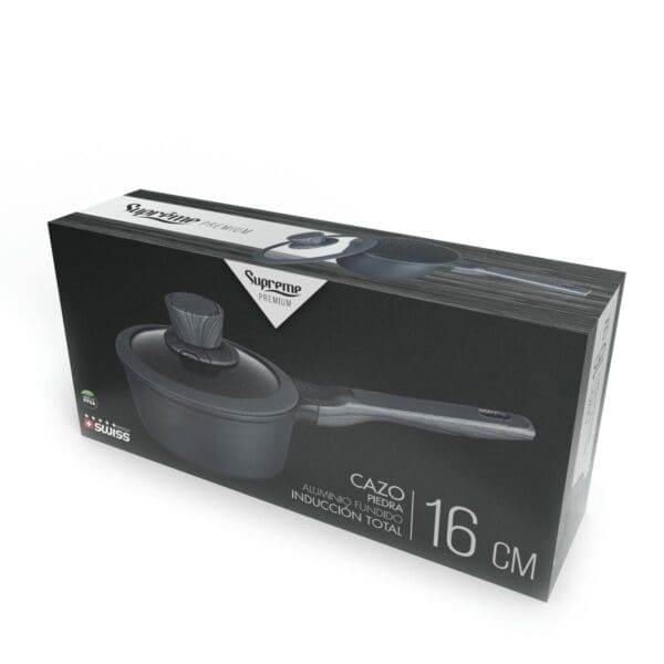 CAÇAROLA PARA INDUÇÃO PREMIUM PEDRA SUPREME 16CM - Image 2