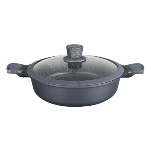 PANELA PARA INDUÇÃO DE PEDRA SUPREME BAIXA 36CM