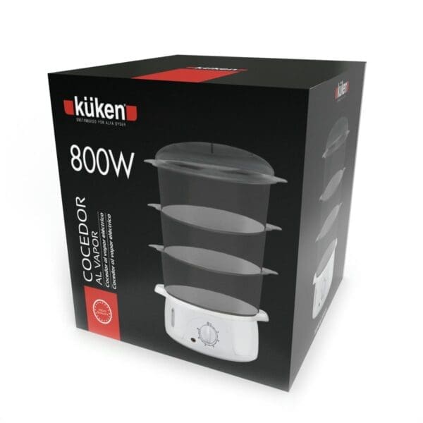 COZEDOR A VAPOR ELÉTRICO KUKEN 800W - Image 2