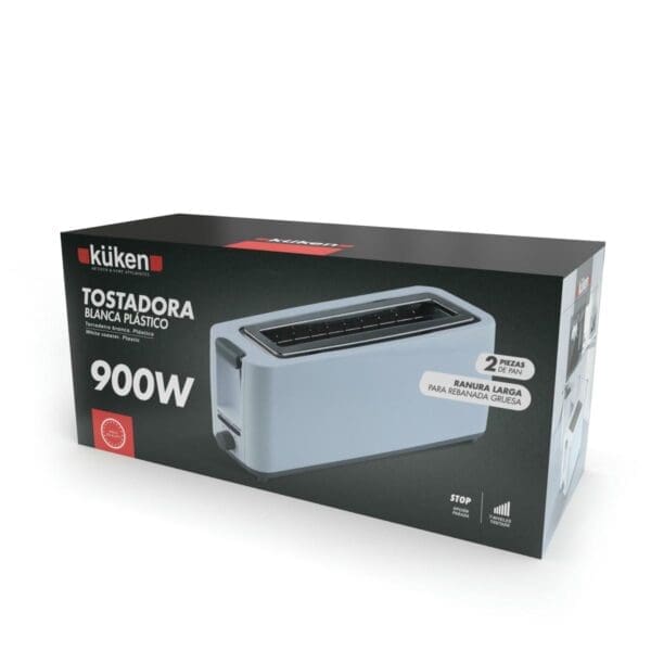 TORRADEIRA PLÁSTICO GRANDE 900W KÜKEN 1 RANHURA - Image 2