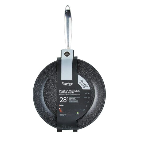 FRIGIDEIRA DE ALUMÍNIO FORJADO COM REVESTIMENTO EM PEDRA MÁRMOL SUPREME 18CM - Image 2