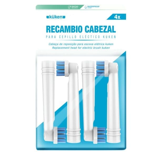 SUBSTITUIÇÃO DA CABEÇA DEEP CLEAN ESCOVA KÜKEN 34144 - Image 2