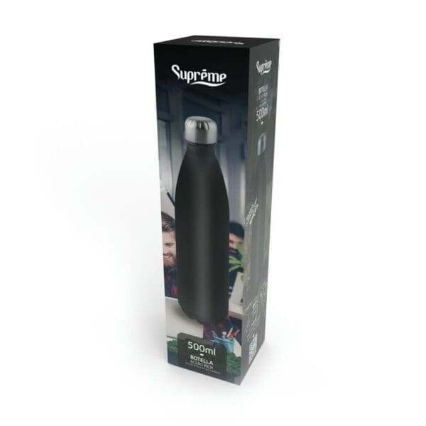GARRAFA TÉRMICA INOX PRETA 0,5L - Image 2