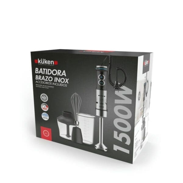 LIQUIDIFICADORA COM BRAÇO INOX 1500W COM ACESSÓRIOS KUKEN PREMIUM - Image 2