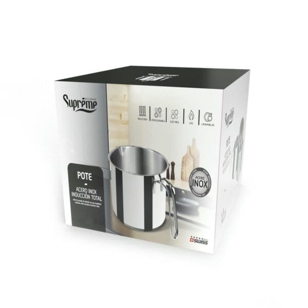 POTE INOX INDUÇÃO SUPREME 16CM - Image 2