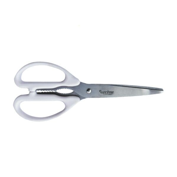 TESOURA DE COZINHA INOXIDÁVEL 23CM BRANCA