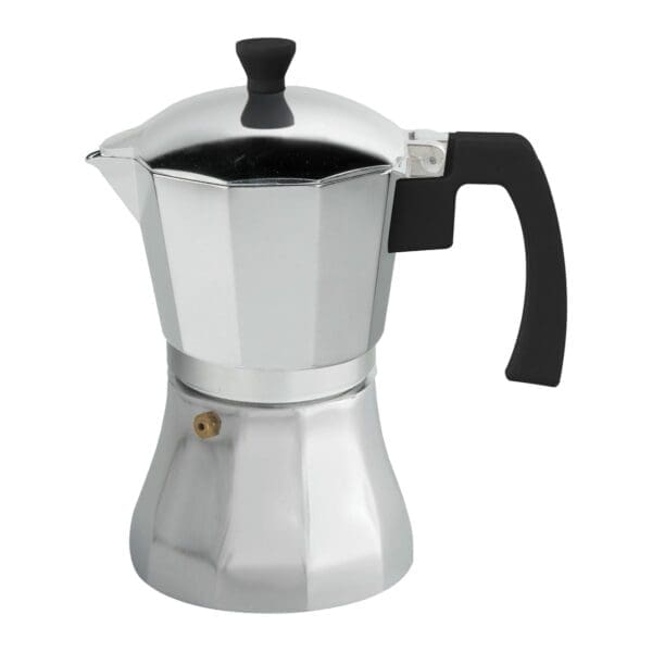 CAFETEIRA DE ALUMÍNIO PARA INDUÇÃO SUPREME 6 XÍCARAS CINZA