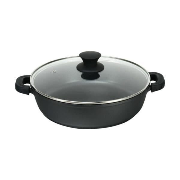 PANELA BAIXA DE ALUMÍNIO FUNDIDO XYLÁN BLACK SUPREME 40CM