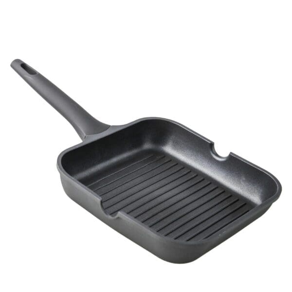 GRILL DE ALUMÍNIO FUNDIDO XYLÁN RISCADO COM CABO FIXO 24CM