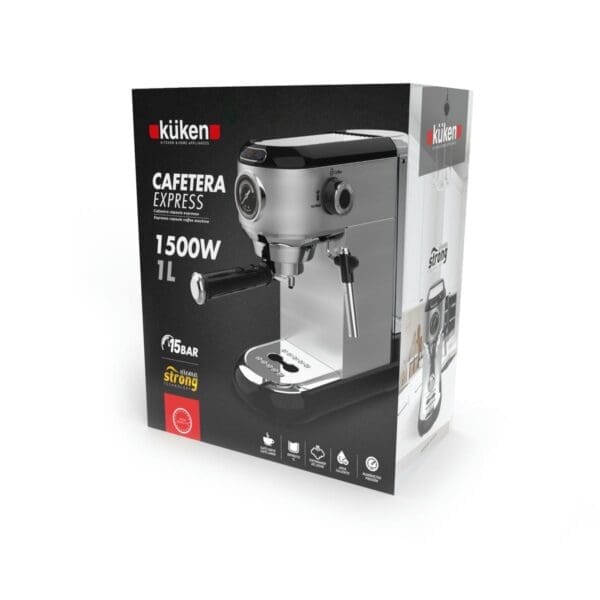 CAFETEIRA EXPRESS KÜKEN 15 BAR 1 LITRO 1500W - Image 2