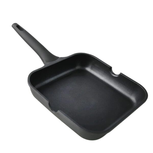 GRELHA ALUMÍNIO FUNDIDO XYLÁN LISO CABO FIXO 28CM