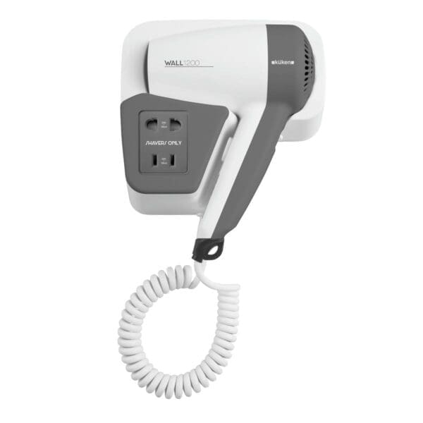 SECADOR DE CABELO PAREDE BANHO 1200W KÜKEN