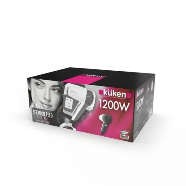 SECADOR DE CABELO PAREDE BANHO 1200W KÜKEN - Image 2