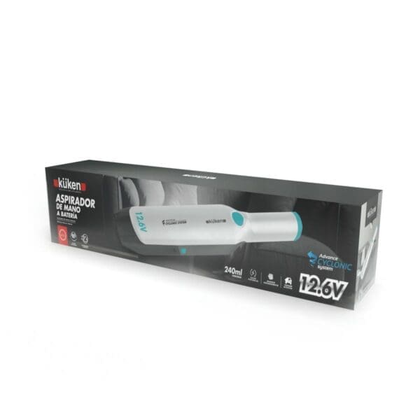 ASPIRADOR DE MÃO A BATERIA KUKEN 12,6V - Image 2