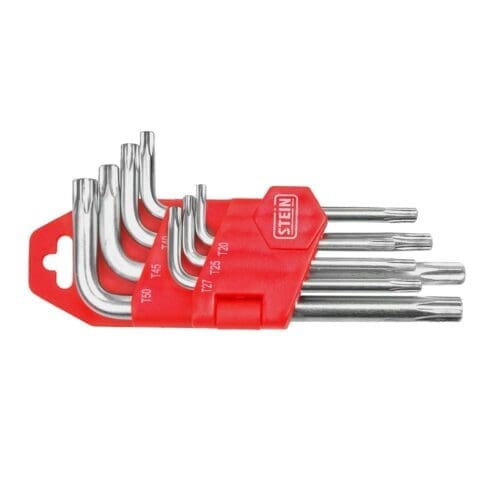 CONJUNTO CHAVE TORX COM BURACO STEIN LONGA CR-V 9 PEÇAS