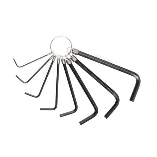 CONJUNTO CHAVE ALLEN STEIN CARBONO COM ARGOLA 10 PEÇAS