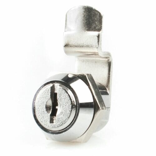 FECHADURA CAIXA CORREIO HANDLOCK AGA 135 CURVA CROMADA