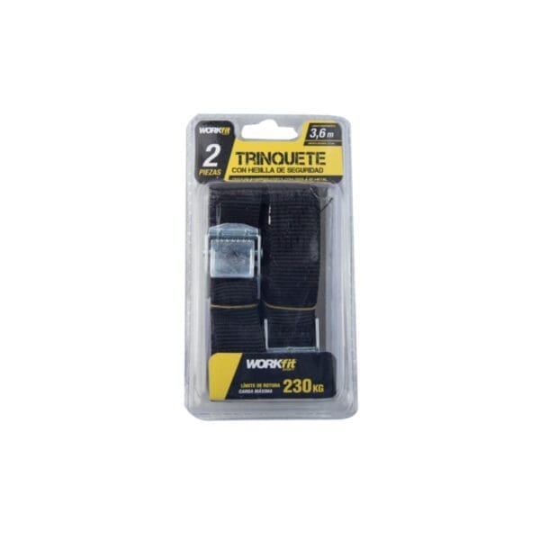 CINTA DE APERTO COM FIVELA WORKFIT 360CM (2 UNIDADES) - Image 2
