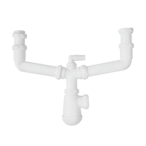 SIFÃO DUPLO ARTIC COM VÁLVULA DE CESTA 1 1/2"