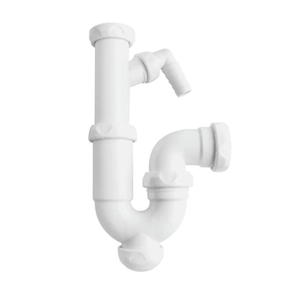 SIFÃO CURVO ARTIC PARA MÁQUINA DE LAVAR SIMPLES 1 1/2"