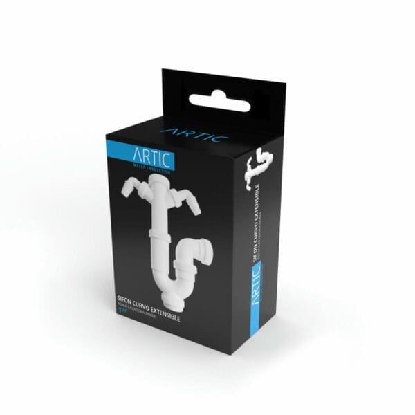 SIFÃO CURVO ARTIC PARA MÁQUINA DE LAVAR DUPLA 1 1/2" - Image 2