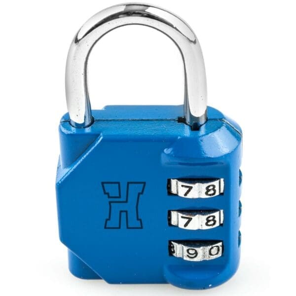 CADEADO DE COMBINAÇÃO HANDLOCK 3 NÚMEROS 30MM AZUL