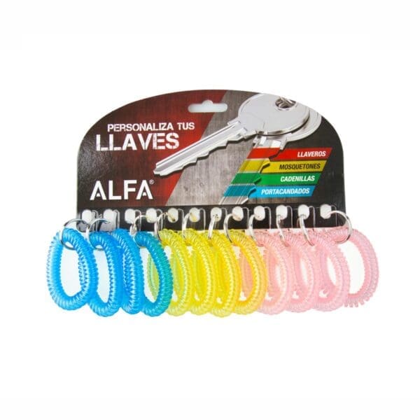CHAVEIRO DE BONECA ESPIRAL CORES SORTIDAS - Image 2