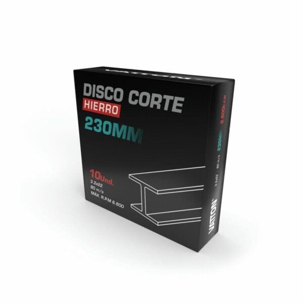DISCO PARA CORTAR FERRO VATTON 230x3.2x22 MM - Image 2