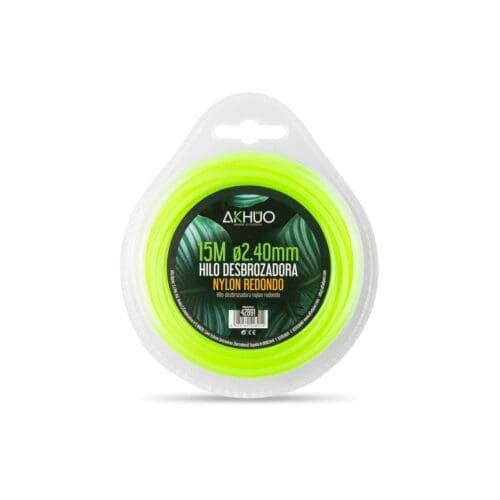 FIO PARA ROÇADEIRA DE NYLON AKHUO 2,4 MM 15 M
