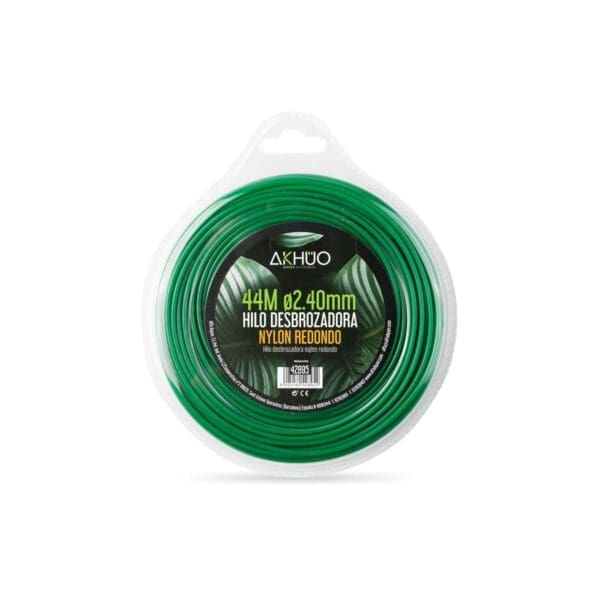 FIO PARA ROÇADEIRA DE NYLON AKHUO 2,4 MM 44 M