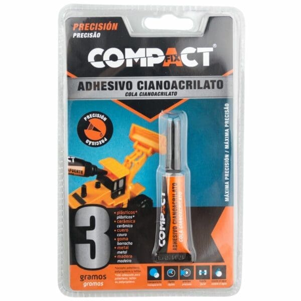 ADESIVO CIANOACRILATO COMPACT 3GR - Image 2