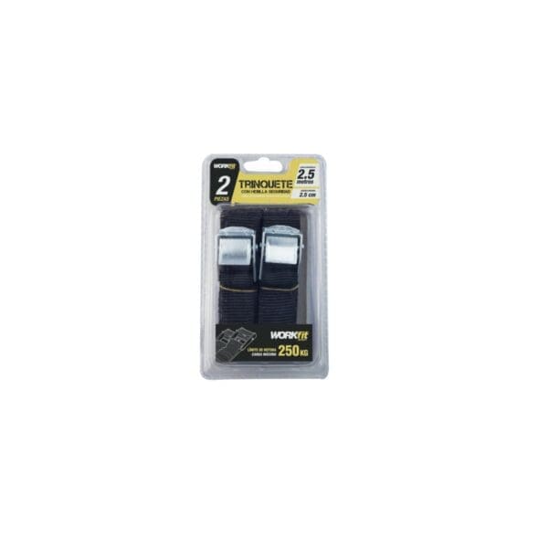 CINTA DE APERTO COM FIVELA WORKFIT 250CM (2 UNIDADES) - Image 2