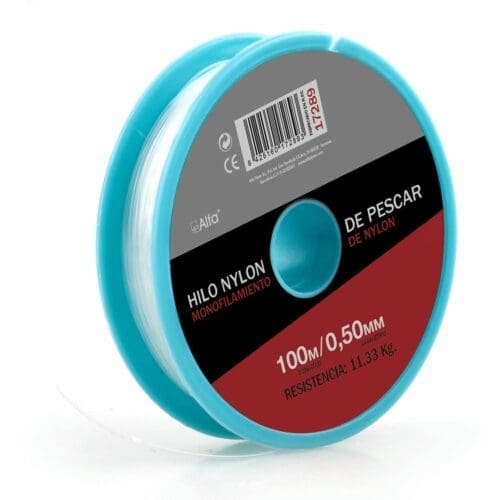 FIO DE NYLON PARA PESCA BRANCO AKHUO 0,6 MM 100 M