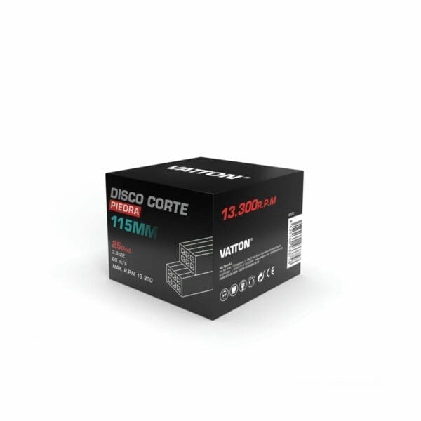 DISCO PARA CORTAR PEDRA VATTON 115x3.3x22 MM - Image 2