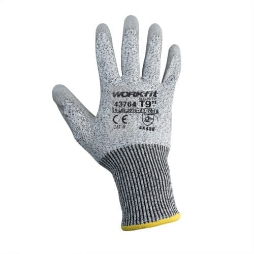LUVA ANTICORTE DE POLIURETANO NYLON WORKFIT TAMANHO 10
