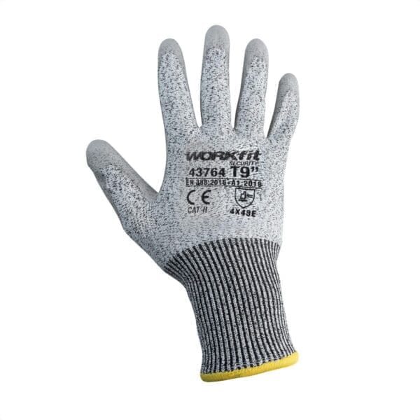 LUVA ANTICORTE DE POLIURETANO NYLON WORKFIT TAMANHO 10