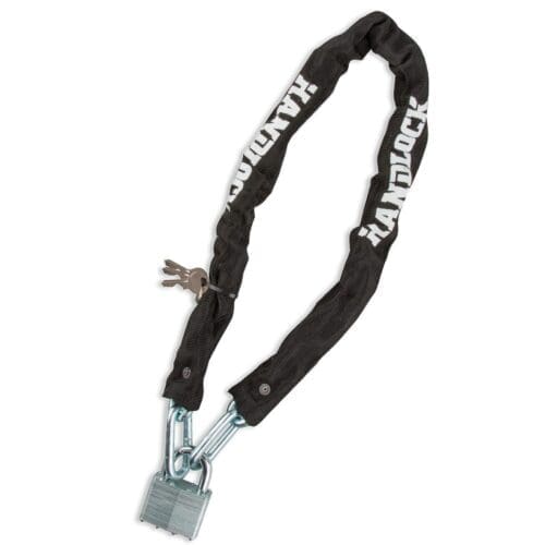 CADEADO PARA MOTO HANDLOCK CORRENTE FORRADA 8x900 MM
