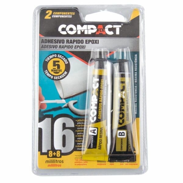ADESIVO EPOXI COMPACT 8 + 8ML - Image 2