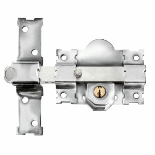 FECHO COM CHAVE DE SERRILHA NÍQUEL HANDLOCK COM CILINDRO DUPLO