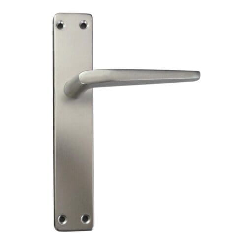 MANIVELA DE ALUMÍNIO PRATA HANDLOCK COM PLACA QUADRADO DE 8MM
