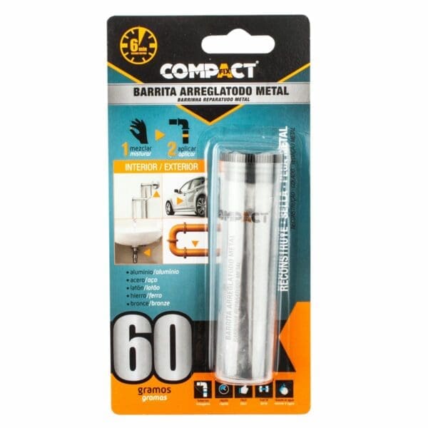 BARRA DE REPARAÇÃO RÁPIDA COMPACT METAL 60GR - Image 2