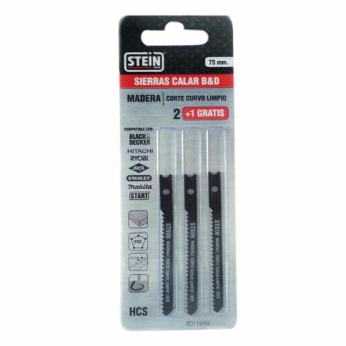 SERRA TICO-TICO STEIN B&D MADEIRA CORTE CURVO LIMPO 75MM