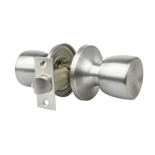 PUNHO PORTA HANDLOCK TUBULAR ENTRADA CROMADO MATE 60/70MM