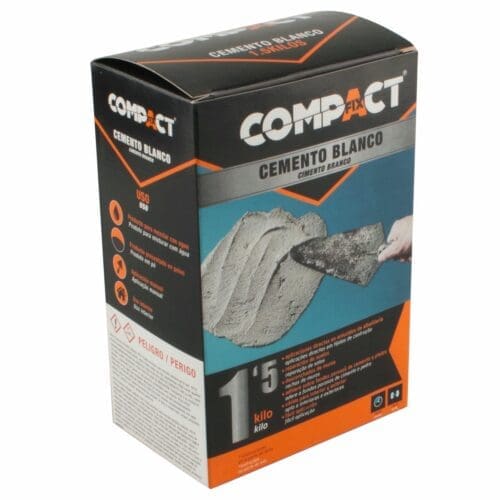 CEMENTO BRANCO COMPACT 1,5KG