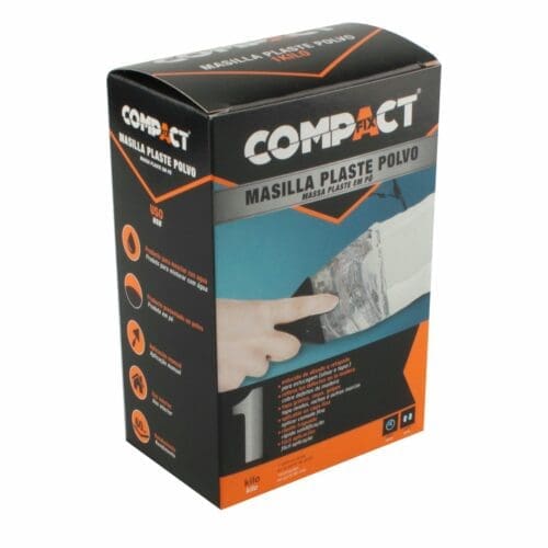 MASSA PLÁSTICA PÓ COMPACT 1KG