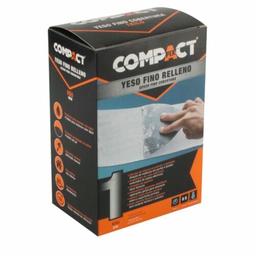 GESSO FINO PREENCHIMENTO COMPACT 1KG