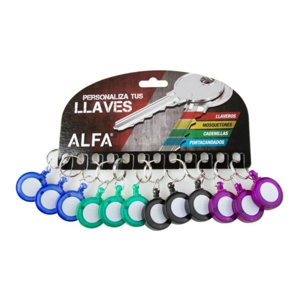 CHAVEIRO EXTENSÍVEL CORES SORTIDAS 30MM - Image 2