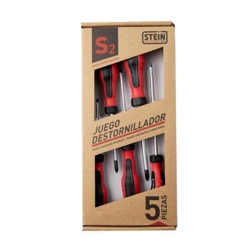 CONJUNTO CHAVE DE FENDA STEIN 5 PEÇAS 3PL-2PZ